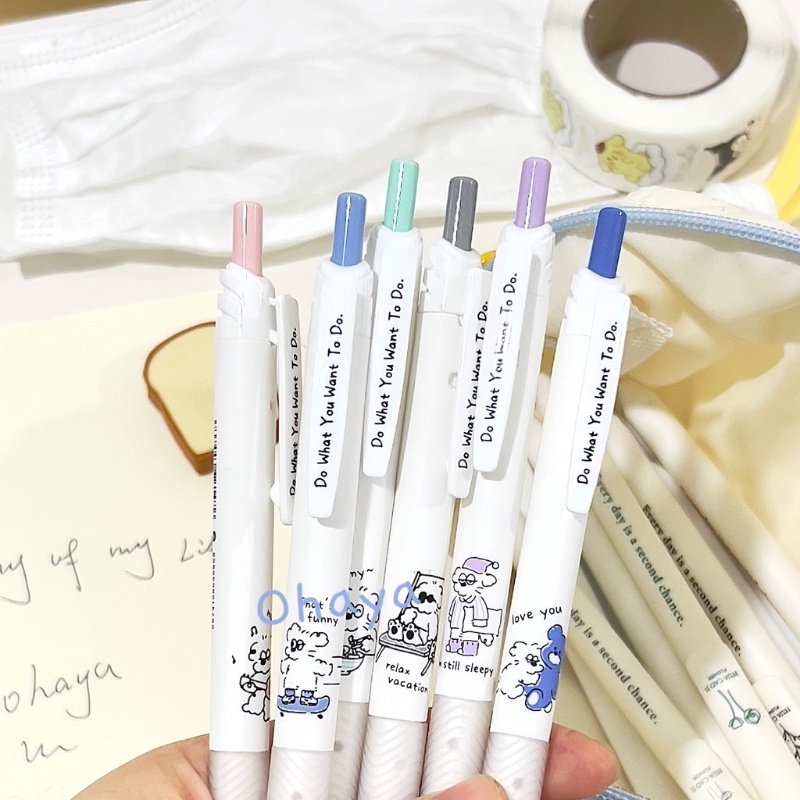 Bút Mực Nước Ngòi 0.5mm Hình Chú Chó Dễ Thương