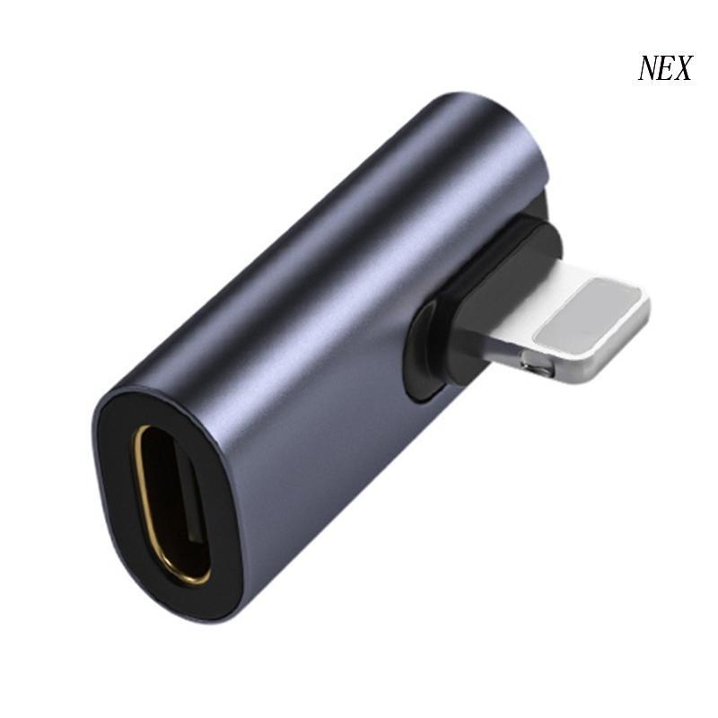 Đầu Nối Chuyển Đổi Cáp Sạc Từ Đầu Cắm 8Pin Sang Cổng Cắm USB C Cho X XS Max 8 7 6 6S Plus