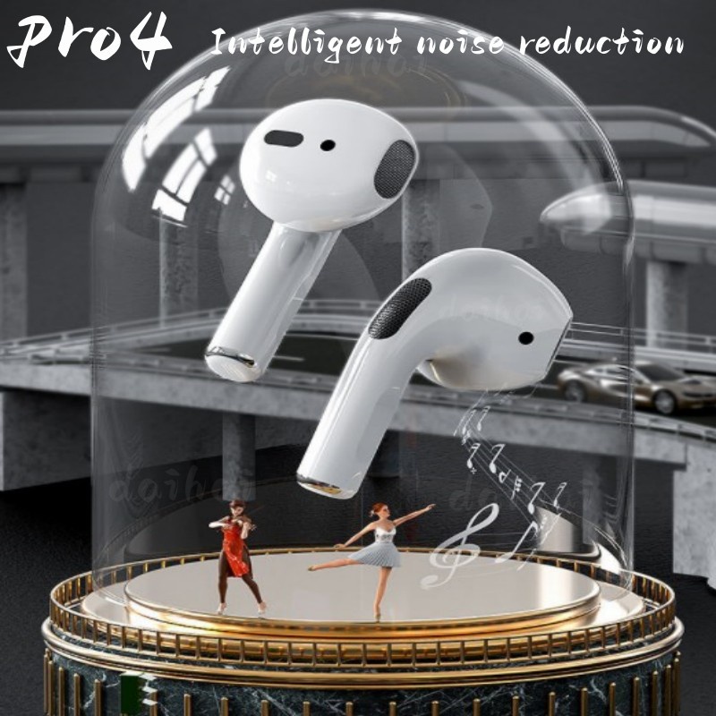 Tai Nghe Nhét Tai Bluetooth 5.0 Không Dây Mini Pro4 Phong Cách Thể Thao