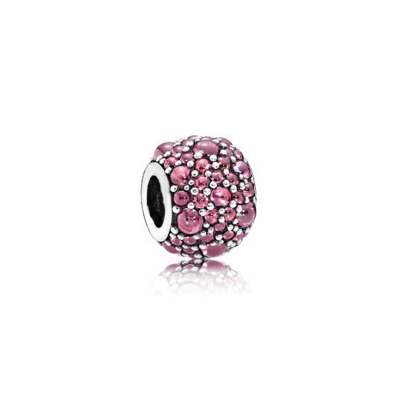 Hạt Charm Bằng Bạc 925 pandora Hình Giọt Nước Lấp Lánh Trang Trí Vòng Tay pandora DIY