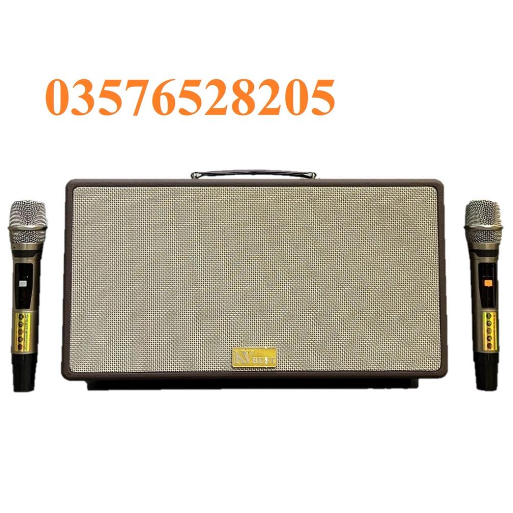 Loa Karaoke Mini KVBEST KV-117, Loa Công Suất Lớn, Âm Thanh Bassboost , Kết nối optical HDMI + Tặng kèm 2 micro hút âm