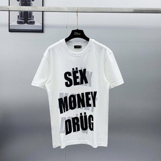 Áo Phông Tay Lỡ In Hình Sex Money 2 Màu Đen Trắng Hot Trend