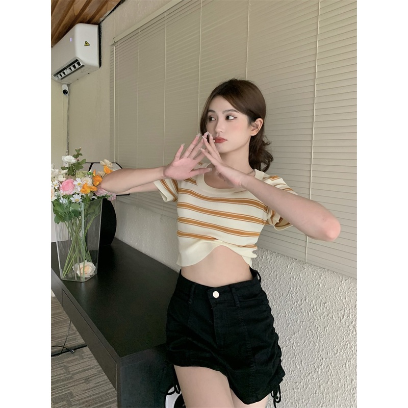 [5 Màu Sắc] Áo sweater Mỏng Cổ Thuyền Cho Nữ