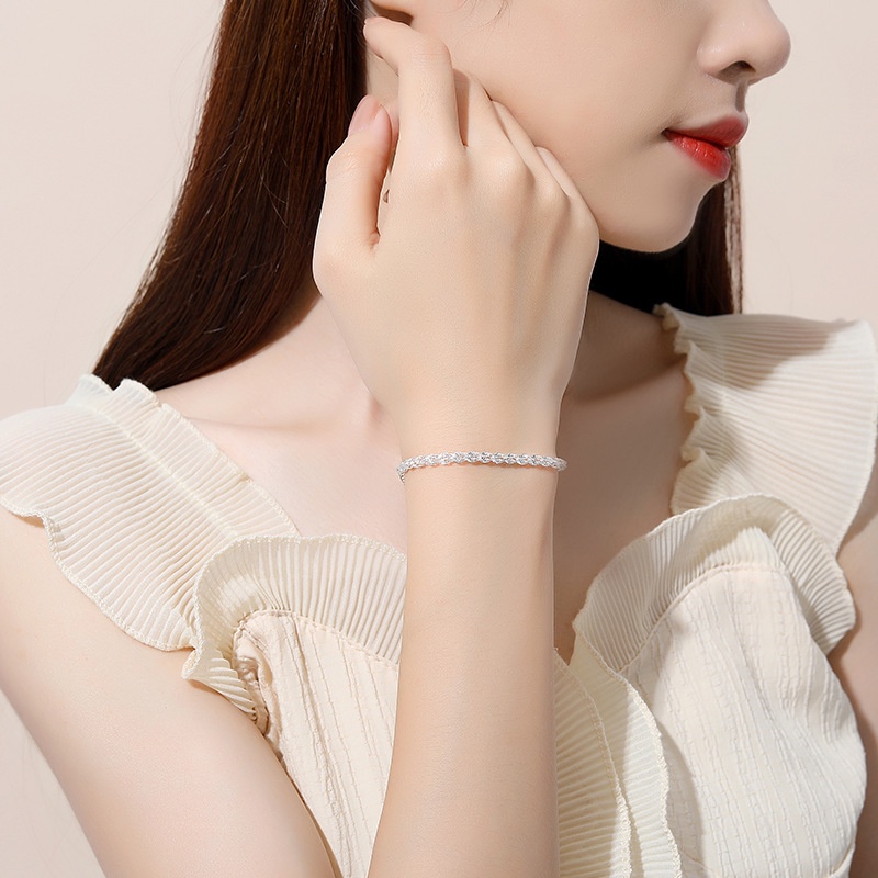 Pmrawc | Vòng Tay Mạ Vàng 24K Hình Đuôi Phượng Hoàng Không Phai Màu FS483