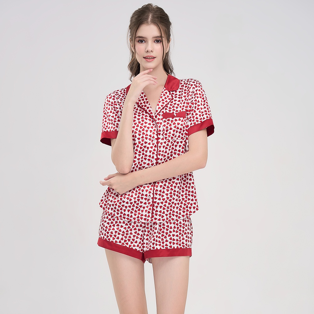 Bộ Đồ Short Satin Nữ Vincy Thoáng Mát BSS090W21