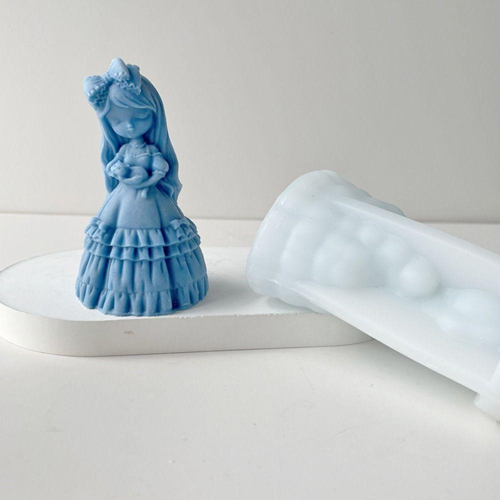 SUENIN Khuôn Silicone Làm Nến Hình Búp Bê SUENIN DIY