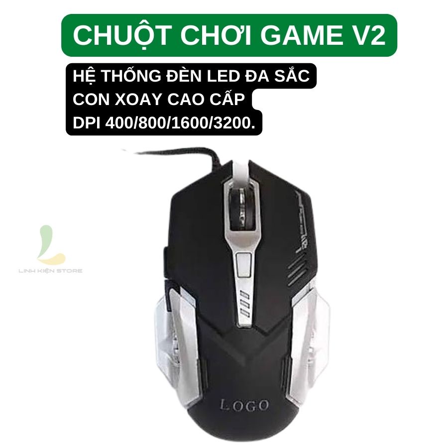 Combo bàn phím chuột một tay HOSAN G7 và Chuột V2 + Lingzha 2 pro, tích hợp đèn LED RBG, 35 phím siêu nhạy