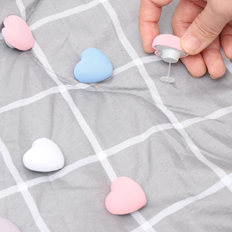 Bộ 4 Chốt Cố Định Chăn / Ga Trải Sô Pha Chống Trượt Màu Macaron