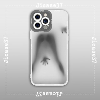 Ốp lưng iphone và samsung xiaomi oppo cạnh vuông Jicase The Hidden Girl Lady Vintage Art 