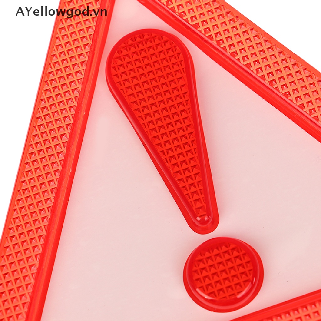 Set 2 Biển Cảnh Báo Hình Tam Giác Phản Quang An Toàn Cho Xe Tải