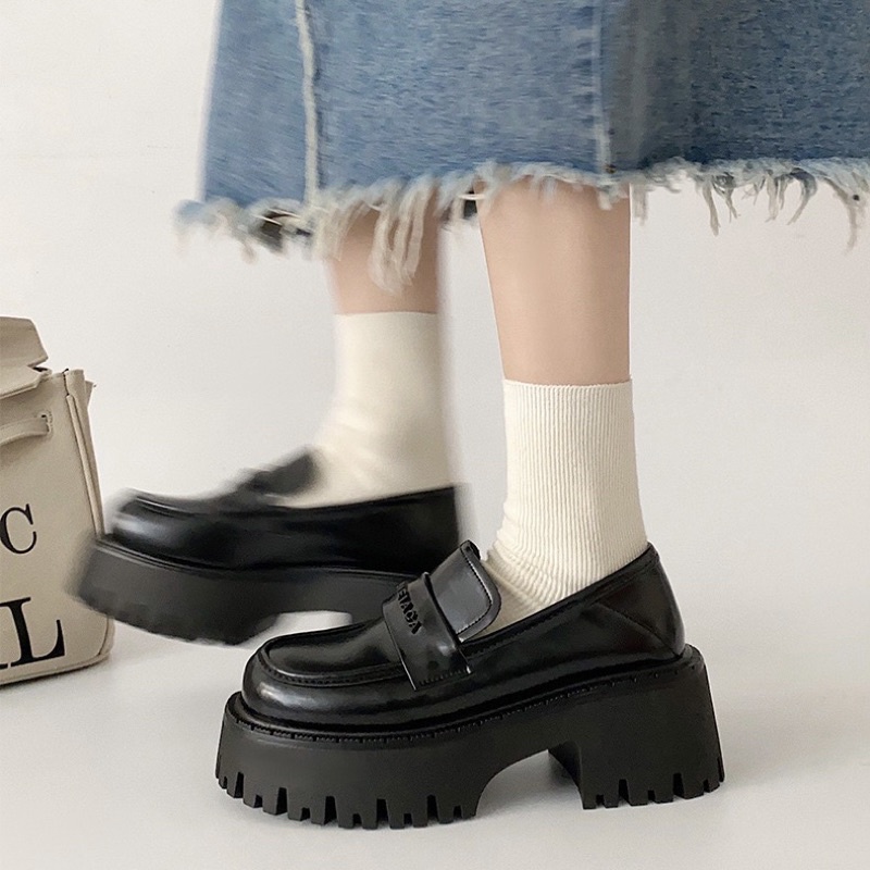 GIÀY LOAFER O56 ĐẾ CAO 6CM ĐẾ RĂNG CƯA