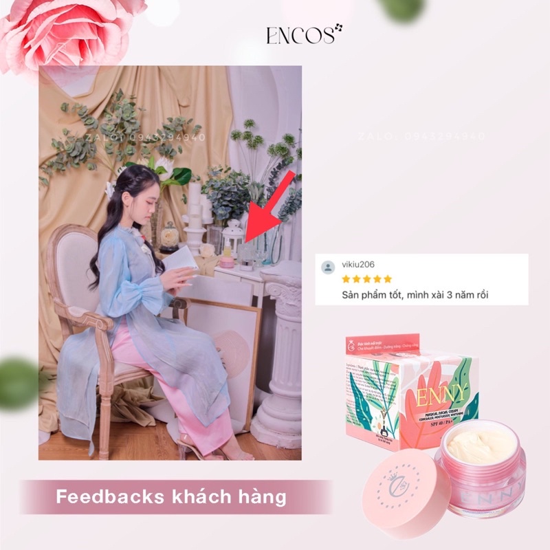 Kem Face Ban Ngày Magic ENNY Dưỡng Trắng Chống Nắng Và Make Up Tặng 3 Quà