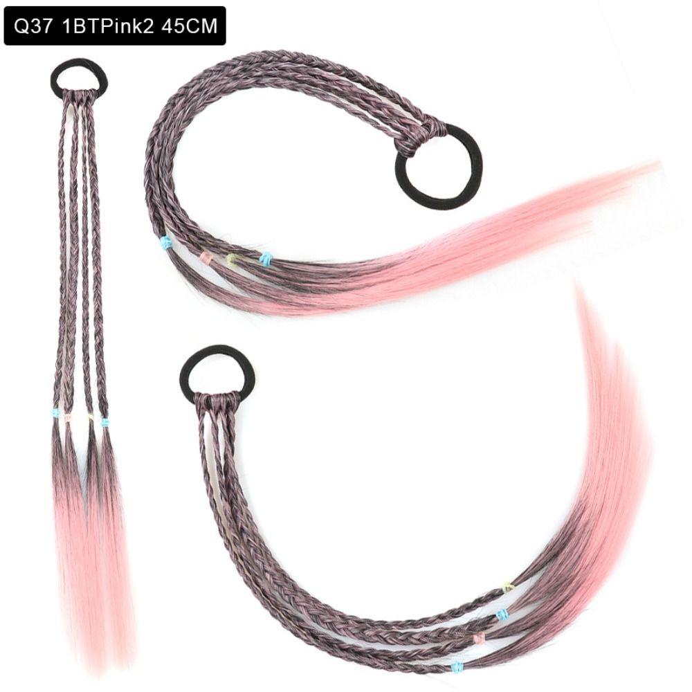 Tóc Giả Kiểu Thắt Bím Mềm Mại Tự Nhiên Dành Cho Bé Gái