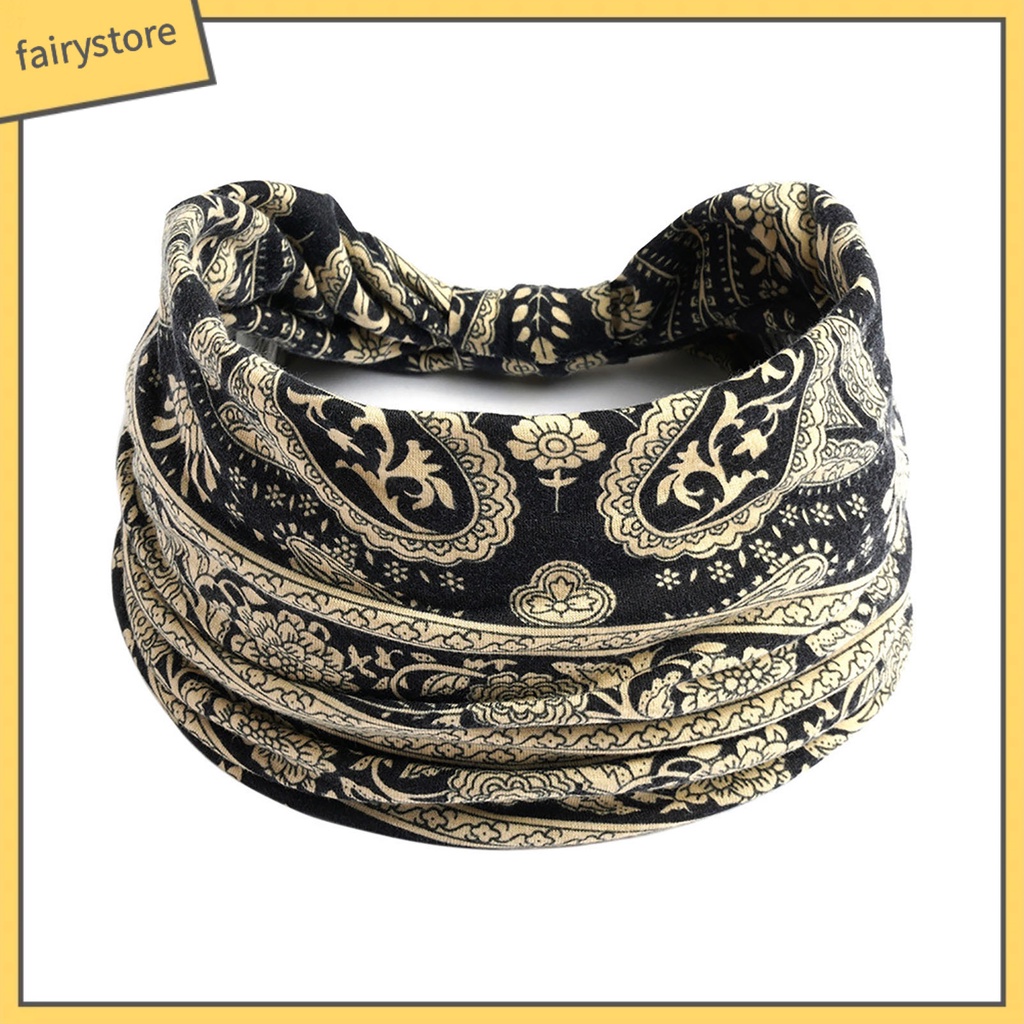 Băng Đô Thể Thao Thấm Hút Mồ Hôi Phong Cách Bohemia