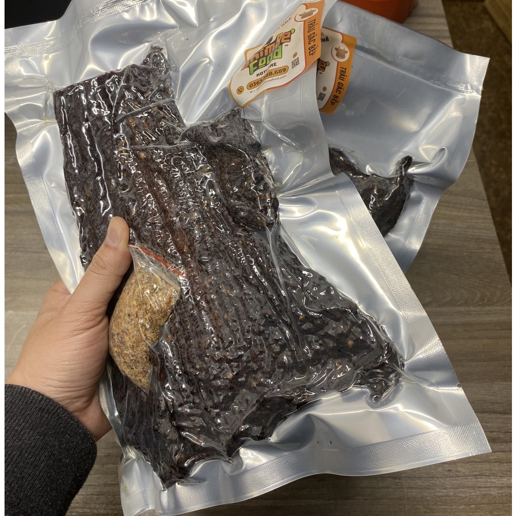 Thịt Trâu Gác Bếp  Gói 500g - Chim Sẻ Food