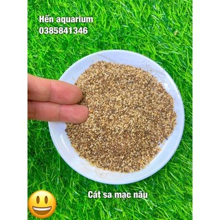 Cát sa mạc nâu : cát trang trí bể cá cảnh siêu đẹp