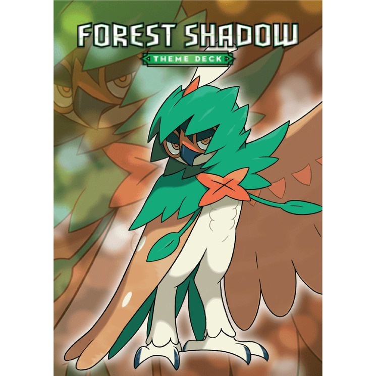 [BÀI IN] Bộ 60 Thẻ bài Pokémon Forest Shadow - Pokémon Theme Deck 2017