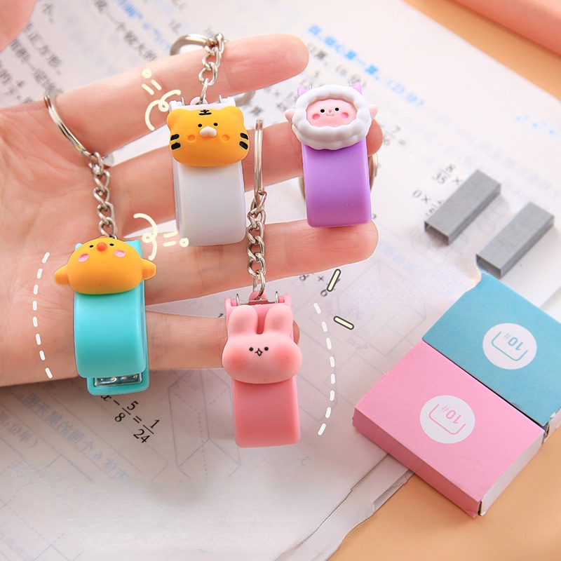 Đồ Bấm Giấy Hình Hoạt Hình Dễ Thương Cho Học Sinh HSU