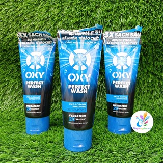 Sữa Rửa Mặt Sạch Nhờn Mát Lạnh OXY Perfect Wash 100g
