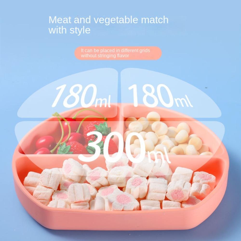 LAKAMIER Đĩa Đựng Thức Ăn Bằng Silicone Tiện Dụng Cho Gia Đình