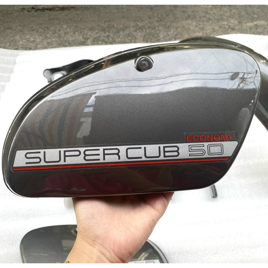 DÀN ÁO XE CUB 81 CÓ TEM  MÀU XÁM