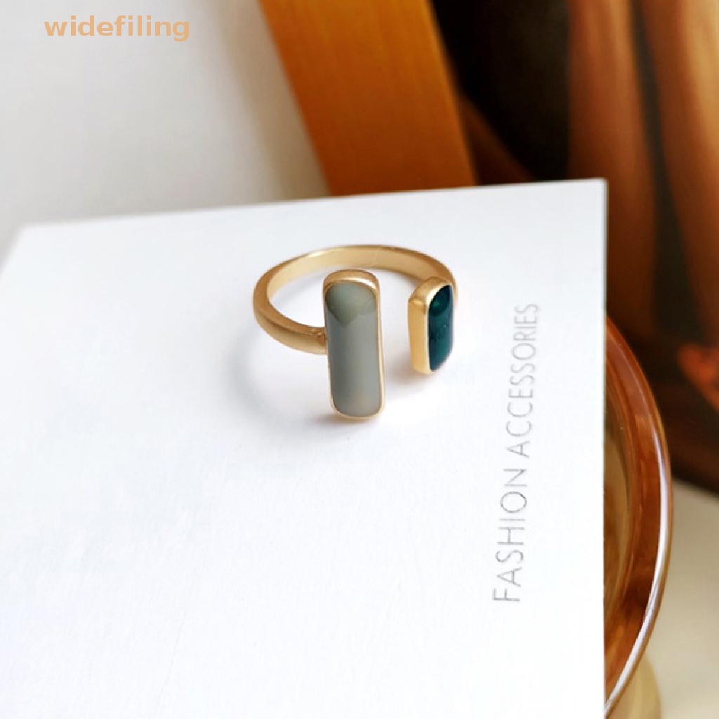 Nhẫn Hở Bằng Đá Opal Phong Cách Vintage Thời Trang Dành Cho Nữ