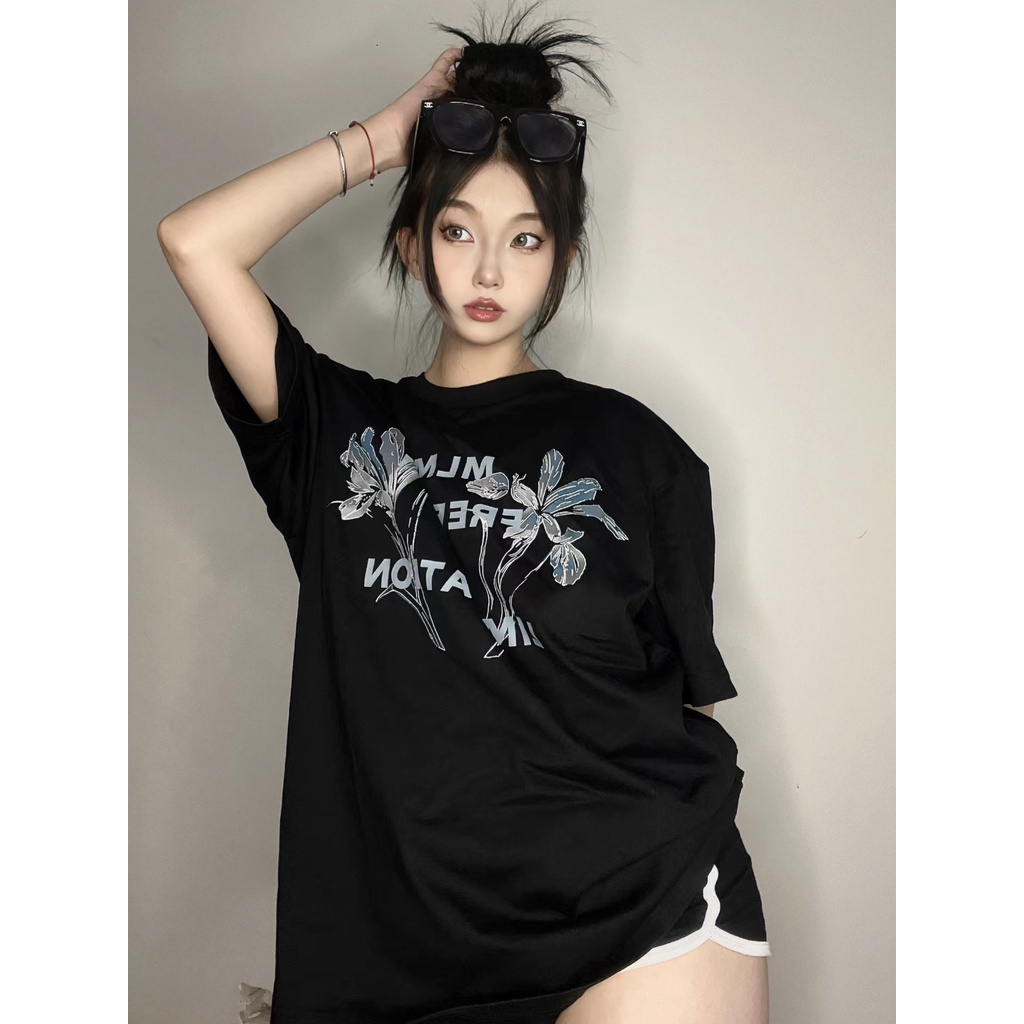 NRVP Áo Thun 100% Cotton Tay NgắN Plus Size 5XL