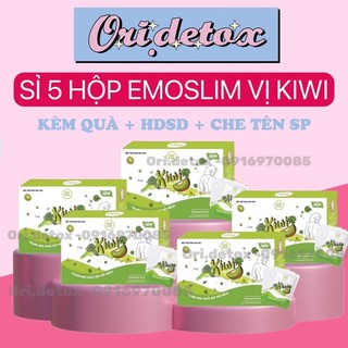 3 hộp giảm cân detox vị kiwi/ giam can nhanh, hieu qua