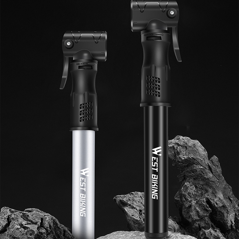 Bơm Xe Đạp Mini Cầm Tay 80-100Psi Chất Liệu Hợp Kim