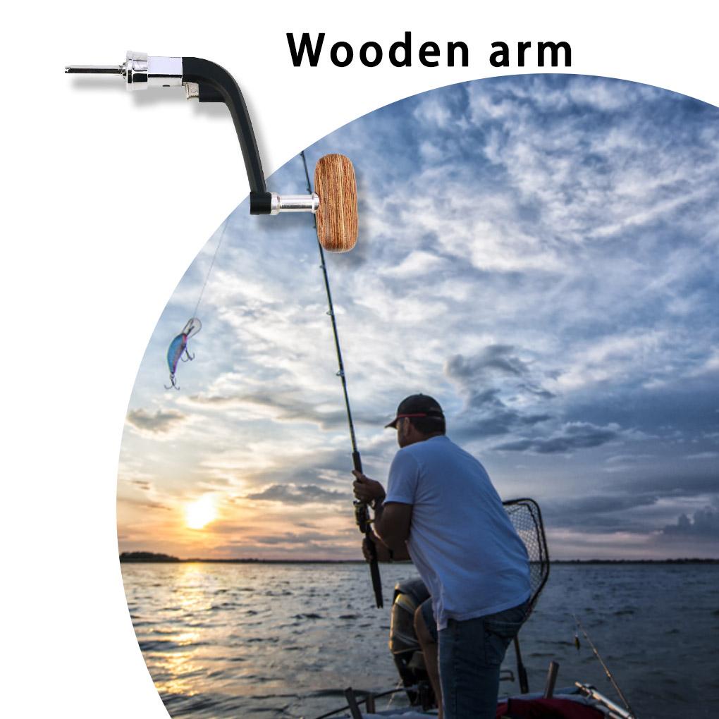 Tay Quay Máy Câu Cá Bán Kim Loại Màu Đen