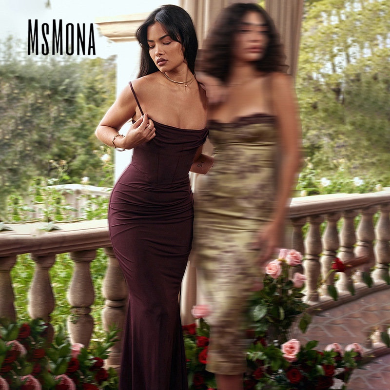 Đầm Ôm Không Tay Màu Trơn Thời Trang 2023 Quyến Rũ Dành Cho Nữ