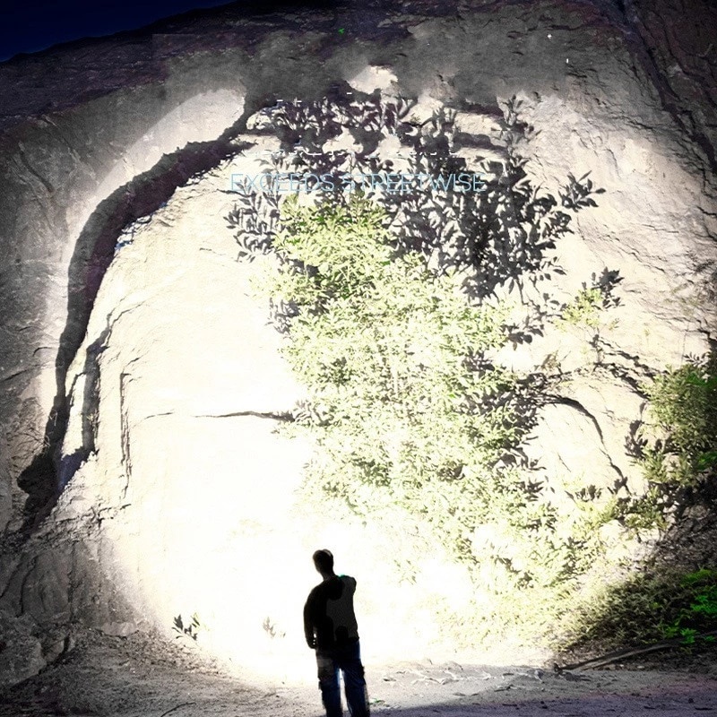 Đèn Pin Bóng LED Sạc USB Tiện Lợi Dành Cho Câu Cá Ngoài Trời