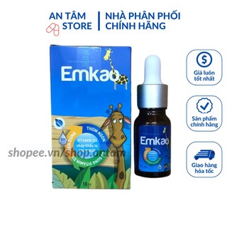 Canxi Emkao D3 nhỏ giọt , giúp hỗ trợ trẻ em còi xương, chậm mọc răng, chậm mọc tóc...