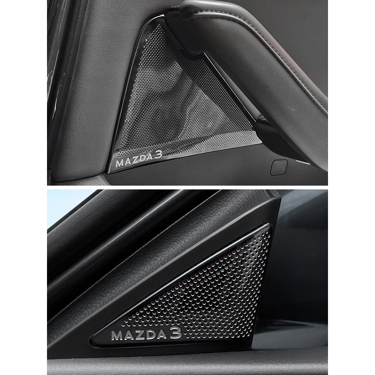 Miếng Dán Trang Trí Loa Âm Thanh 3 Cửa Xe Hơi mazda 3 2020-2023 20-23