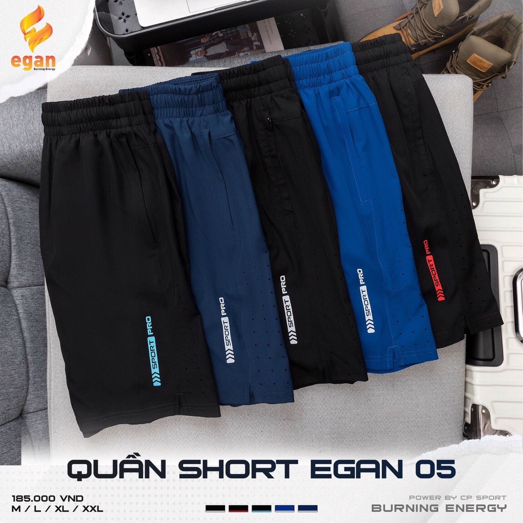 Quần Thể Thao Nam Chính Hãng Cao Cấp Thương Hiệu Egan 5 Chất Dù Cao Cấp