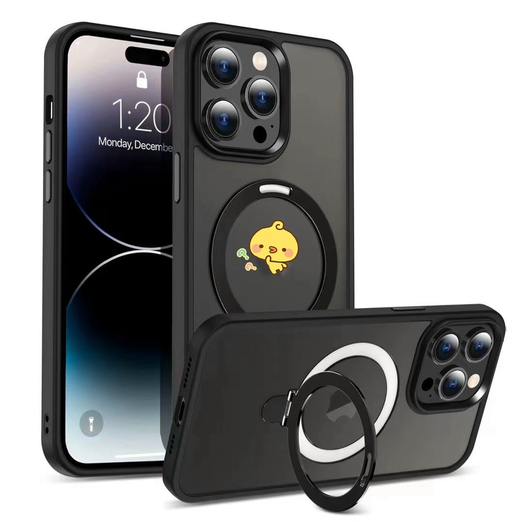 Ốp lưng Likgus nhám Hỗ trợ sạc kèm giá đỡ tiện lợi iPhone 14 Pro ,14 Pro max chống vân tay chính hãng