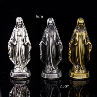 Đức trinh nữ maria kẽm hợp kim tượng thủ công công giáo đức trinh nữ maria tượng chúa giêsu giáng sinh trang trí nhà cửa quà tặng giáng sinh