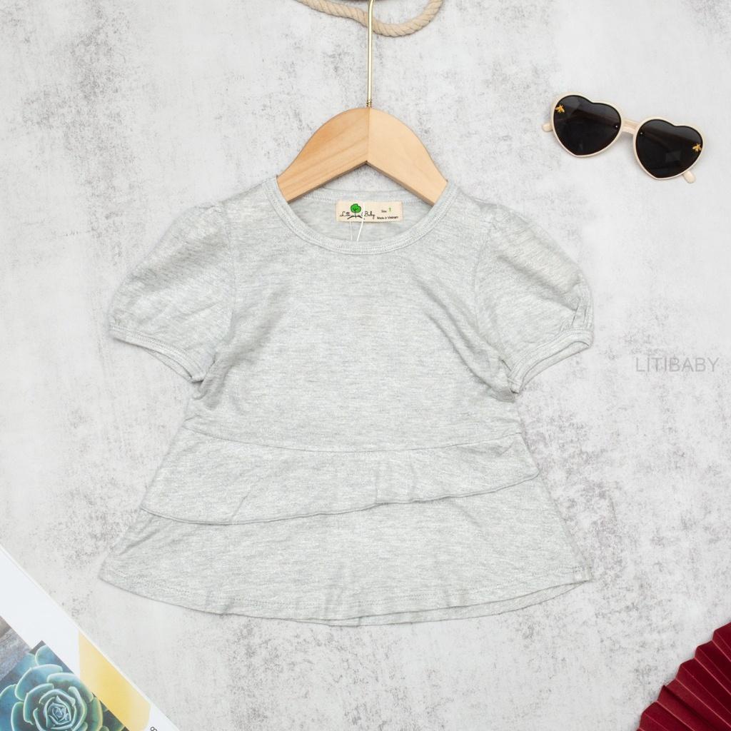 Áo thun cho bé gái, size 1 - 10 tuổi , áo phông bé gái chất cotton mềm mát - BONGKIDS