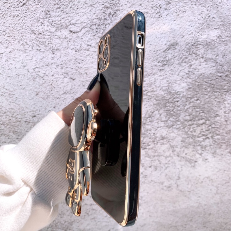 Ốp Lưng TPU Mềm Mạ Viền - Mẫu Phi Hành Gia  - PHG001