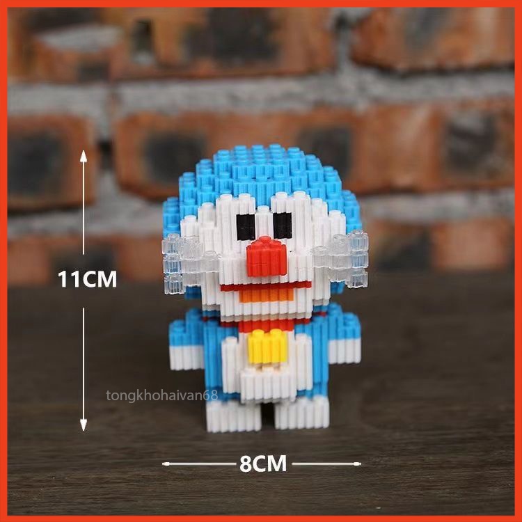 Mô Hình Lắp Ráp Doraemon 3D Mini Nhân Vật Hoạt Hình Đáng Yêu Nobita, Chaien, Xuka, Xeko, Doremi, Cho Bé Trai Và Bé Gái