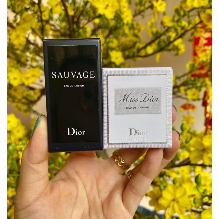 Set nước hoa mini Dior Miss Dior 5ml + Sauvage 10ml