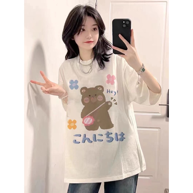 NRVP Áo Thun 100% Cotton Tay NgắN Plus Size Cho Nam Và Nữ