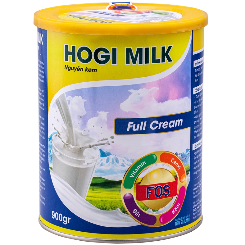 Sữa béo nguyên kem Hogi Milk 900g tăng cân an toàn bổ sung dinh dưỡng cho mọi lứa tuổi