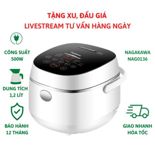 [Mã SPHACL10 giảm 6% đơn 1TR2] Nồi Cơm Điện Tách Đường Nagakawa NAG0136 - Hàng chính hãng