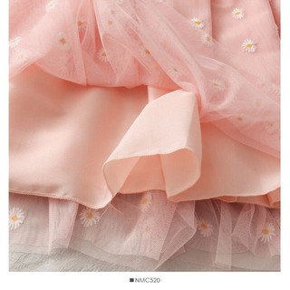 [Order]  Váy lưới thêu hoa cúc