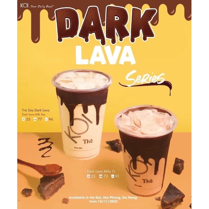 Socola phết thành ly