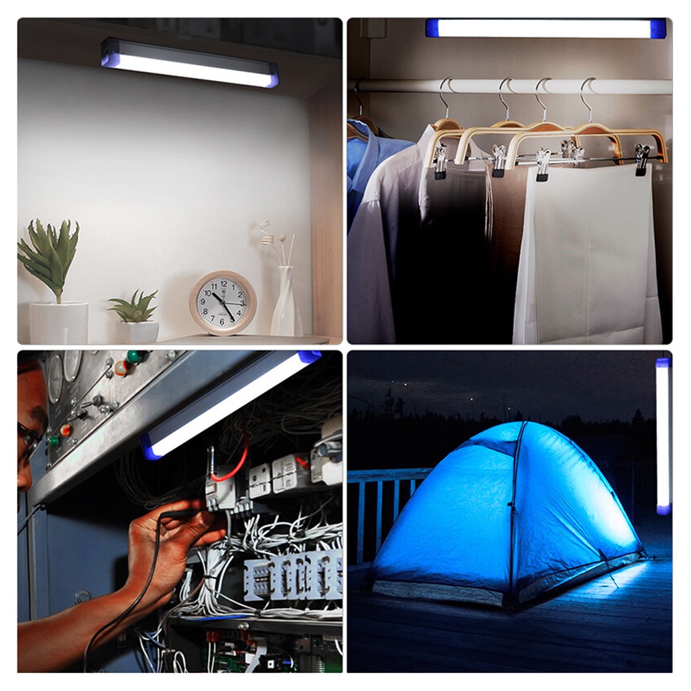 ✨Hàng Có Sẵn Áo Thun In Hình✨Đèn LED Khẩn Cấp 17 / 32 / 52cm 30w / 60w / 80w Kèm Phụ Kiện