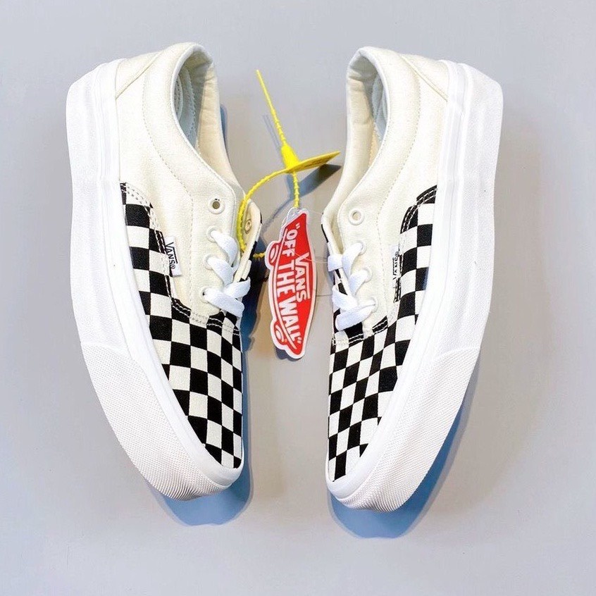 Giày thể thao sneaker Vans old ship on vans lười caro dán bản cao cấp full bill+full box bản 1:1 HOT nhất 2023