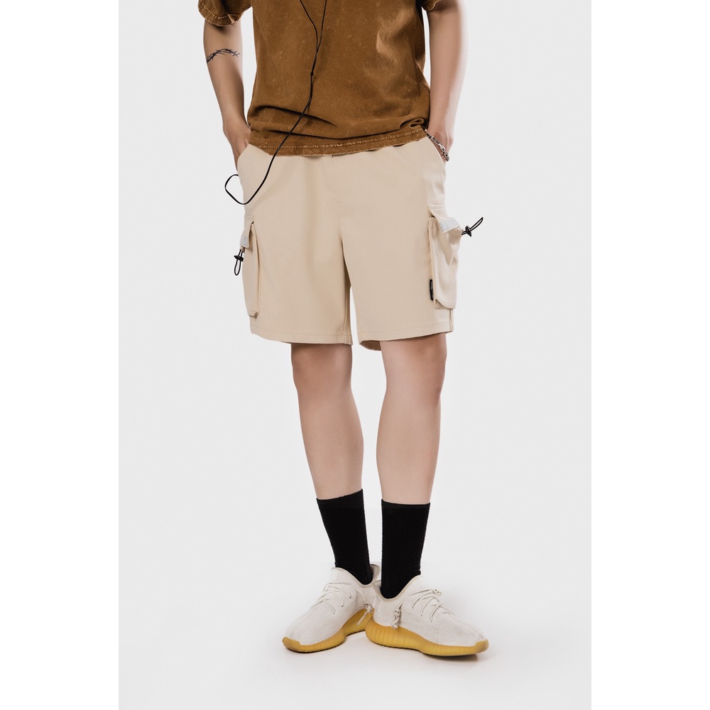 Quần Shorts Kaki Unisex Dáng Rộng Thoải Mái Năng Động, Thiết Kế Túi Hộp Phản Quang TOTODAY Pocket M1SKK01302