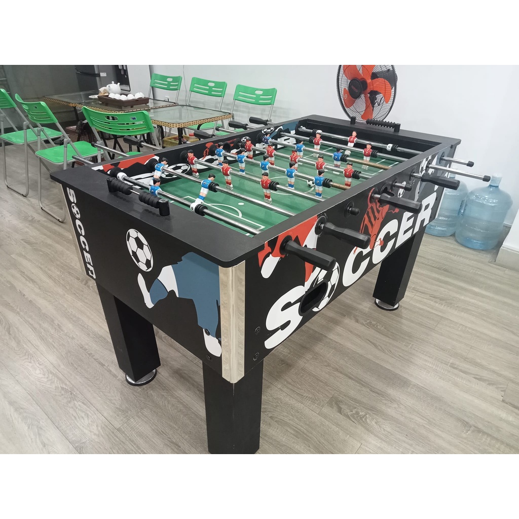 Bàn Bi Lắc Bóng Đá Cỡ Lớn 1,4m Harvard Sport JX 101X Thi Đấu, Banh Bàn Foosball 1m4 Gia Đình Văn Phòng Kinh Doanh Hanana